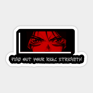 red anime Sticker